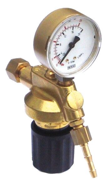 PERKEO Argon/CO2-Entnahmestellen-Druck- minderer, 0-20 l/min-Meßbereich - 395/06