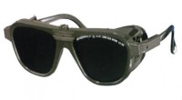 Perkeo Nylon-Schutzbrille BS152-241 grün, mit...
