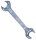 Perkeo Druckminderer-Schlüssel 380/265/1 SW 30/32, Doppel-Maul-Geräteschlüssel, 270x66x12 mm