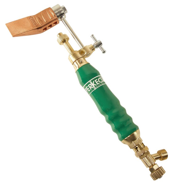 Perkeo Acetylen-Hochleistungs-Lötkolben BS152-246 mit 350 g Elektrolyt-Kupferstück, Anschluss G3/8" LH
