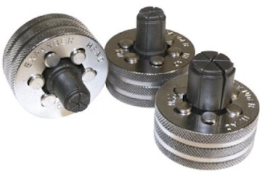 Perkeo Nieten-Expanderköpfe BS152-2470, bis 42 mm (1 Zoll) Rohrdurchmesser, für Kupfer-, Aluminium- und Weichstahlrohre