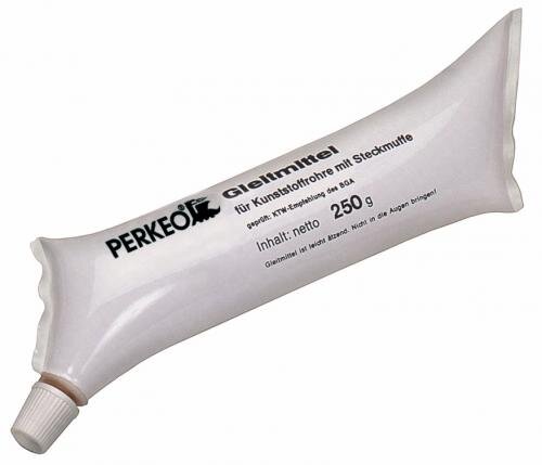 PERKEO Gleitmittel BS152-2476 Tube, für Kunststoffrohre mit Steckmuffen, KTW-Empfehlung