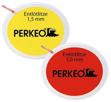 PERKEO Entlötlitze BS152-2462, Geflochtenes Kupferband