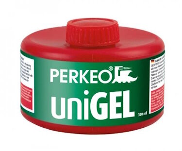 Perkeo Unigel Universal Weichlötflussmittel 502/01/05 für Kupfer und Zink, 0,32 kg, mit Pinsel, F-SW 12