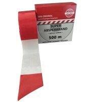 KELMAPLAST Absperrband Nr. 11 reißfest rot/weiss 1a...