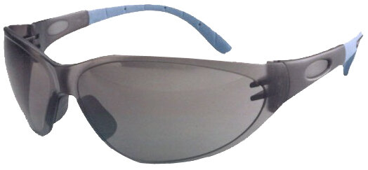 Profibau Artilux Schutzbrille 13972 Arty 260 Smoke SB-Pack, getönt, längenverstellbare Bügel