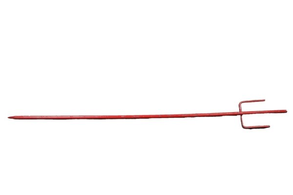 Profibau Absperrleinenhalter 20524 glatt mit Sicherheitsbügel, 14 x 1200 mm