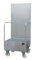 BAUER Fahrbare Auffangwanne mit Lochplattenwand LPW 200-1