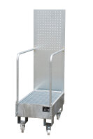 BAUER Fahrbare Auffangwanne mit Lochplattenwand LPW 60-3