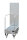 BAUER Fahrbare Auffangwanne mit Lochplattenwand LPW 60-3