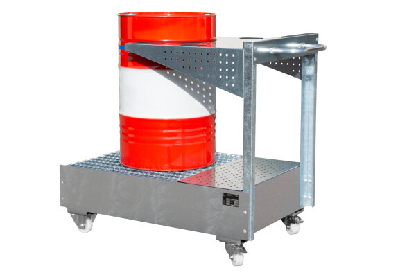 BAUER Fahrbare Auffangwanne mit Lochplattenwand LPW 200-4