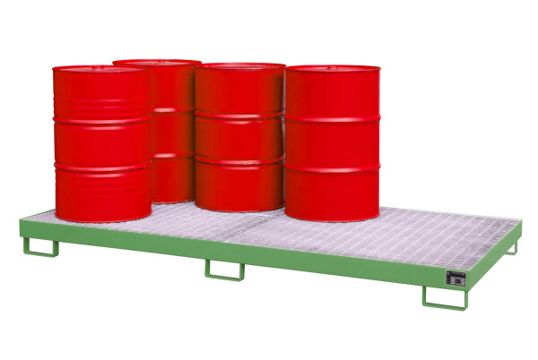 BAUER Auffangwanne AW-8 lackiert Resedagrün