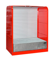 BAUER Gefahrstoff-Rollladenschrank RSG-1 lackiert Feuerrot