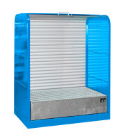 BAUER Gefahrstoff-Rollladenschrank RSG-1 lackiert Lichtblau