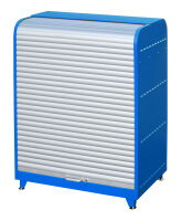 BAUER Gefahrstoff-Rollladenschrank RSG-1 lackiert Lichtblau