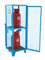 BAUER Gasflaschen-Depot GFD-R 2 lackiert Lichtblau