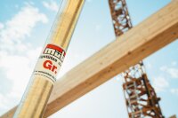 MÜBA Schrägstütze 20569 Gr. 2 verzinkt, verstellbar 2,10-3,65 m, Druck- und Zugstütze