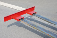 BAUER Gabelzinkenschild GZS lackiert Feuerrot