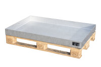 BAUER Kleingebindewanne für Paletten KGW-P 3 V4A Edelstahl 1.4571