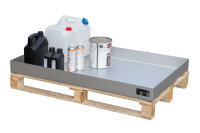 BAUER Kleingebindewanne für Paletten KGW-P 4 V4A Edelstahl 1.4571