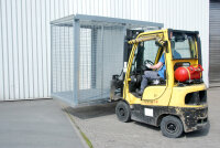 BAUER Gasflaschen-Container GFC-E/G M0 feuerverzinkt
