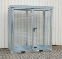 BAUER Gasflaschen-Container GFC-E/G M1 feuerverzinkt