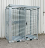 BAUER Gasflaschen-Container GFC-E/G M2 feuerverzinkt