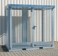BAUER Gasflaschen-Container GFC-E/G M3 feuerverzinkt