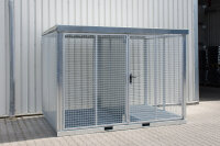 BAUER Gasflaschen-Container GFC-E/G M5 feuerverzinkt