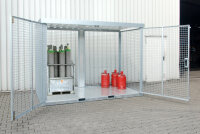 BAUER Gasflaschen-Container GFC-E/T M0 feuerverzinkt