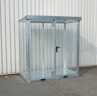 BAUER Gasflaschen-Container GFC-E/T M1 feuerverzinkt