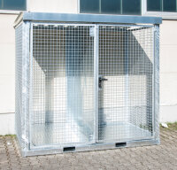 BAUER Gasflaschen-Container GFC-E/T M3 feuerverzinkt