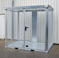BAUER Gasflaschen-Container GFC-E/T M3 feuerverzinkt