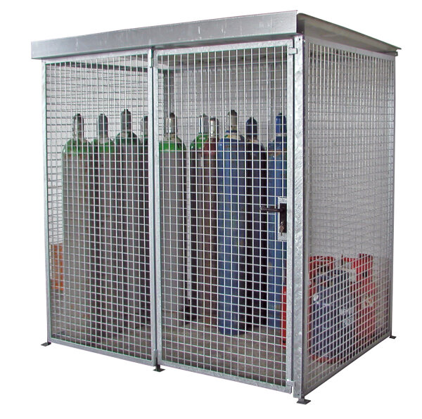 BAUER Gasflaschen-Container GFC-M2/D feuerverzinkt