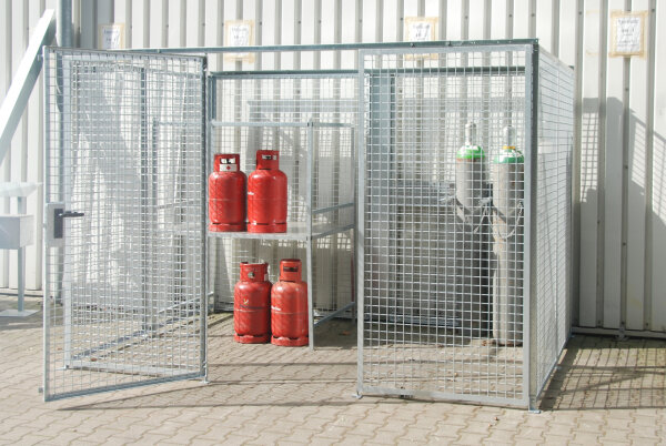 BAUER Gasflaschen-Container GFC-M5 feuerverzinkt