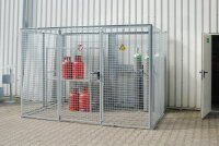 BAUER Gasflaschen-Container GFC-M5 feuerverzinkt