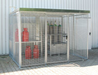 BAUER Gasflaschen-Container GFC-M5/D feuerverzinkt