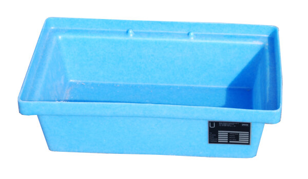 BAUER GREEN-LINE PE-Auffangwanne für Paletten KWP-P 20 aus robustem Polyethylen Blau
