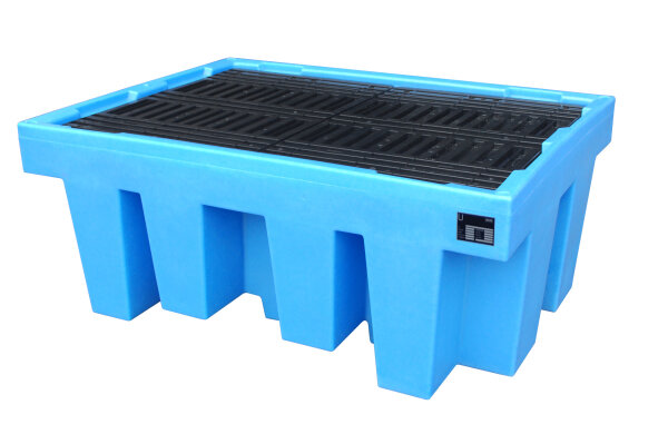 BAUER GREEN-LINE PE-Auffangwanne WP-PE 1/11 aus robustem Polyethylen Blau