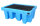 BAUER GREEN-LINE PE-Auffangwanne WP-PE 1/11 aus robustem Polyethylen Blau