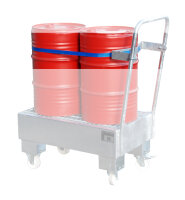 BAUER Fasshalterung mit Spanngurt für 2 x 60 Liter...