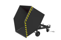 BAUER Späne-Kastenwagen SKW-ET 1000 lackiert Schwarzgrau
