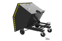 BAUER Späne-Kastenwagen SKW-ET 1000 lackiert Schwarzgrau