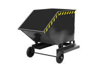 BAUER Späne-Kastenwagen SKW-ET 400 lackiert Schwarzgrau