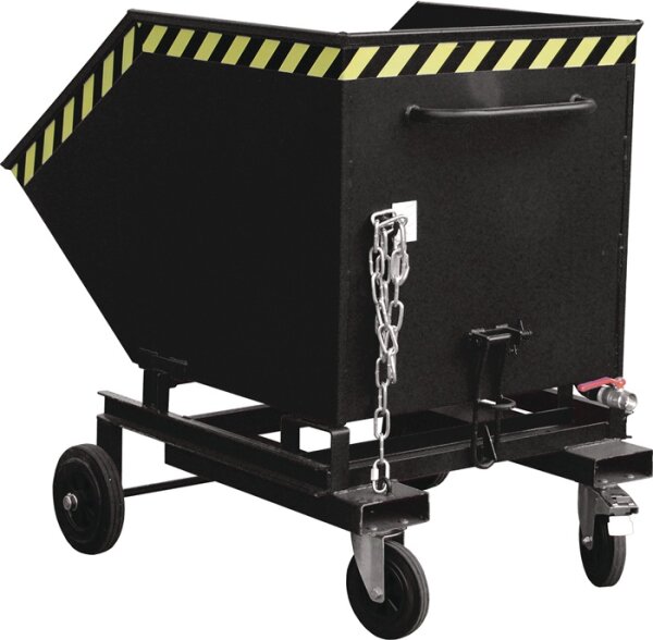 BAUER Späne-Kastenwagen SKW-ET 600 lackiert Schwarzgrau