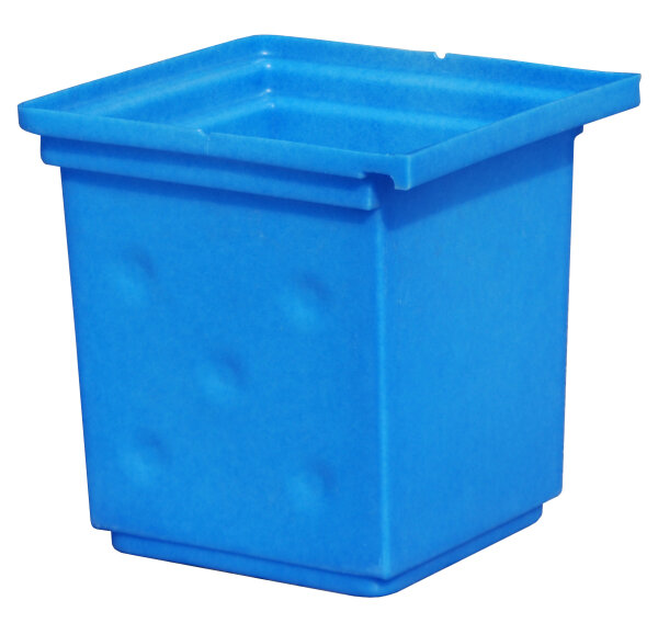 BAUER Vorsatzbehälter VB 2 aus robustem Polyethylen Ausführung in blau