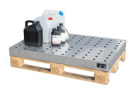 BAUER Kleingebindewanne für Paletten KGW-P 3/M V4A Edelstahl 1.4571