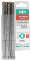 HELLER 10+1 4Power Pro Hammerbohrer SDS-plus Multipack