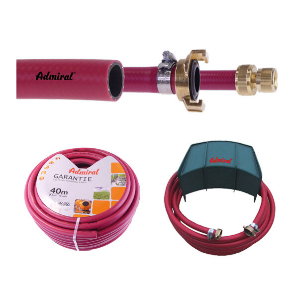 Klotz PVC-Wasserschlauch Admiral® Garantie 715, hochfestes Kreuzgewebe, temperaturbeständig -15 °C bis +60 °C