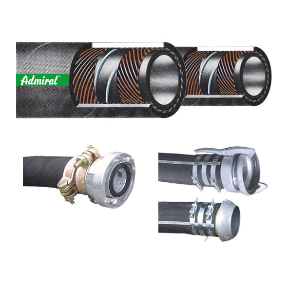 KLOTZ Industrieschlauch 902b Baumeister, Saug- und Druckschlauch aus SBR-Gummi, mit Stahlspirale